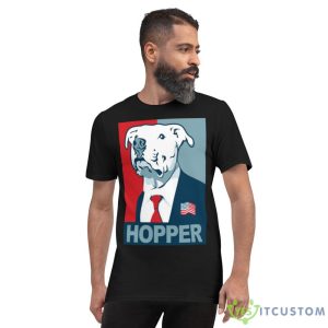 Feel The Hopper Red White And Hopper T Shirts For Men and Women - 980 Lightweight Fashion Short Sleeve T-Shirt