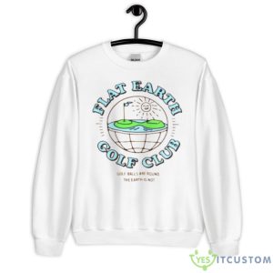 Flat Earth Golf Club Shirt - Unisex Heavy Blend Crewneck Sweatshirt