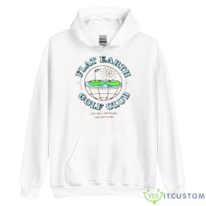 Flat Earth Golf Club Shirt - Unisex Heavy Blend Hooded Sweatshirt