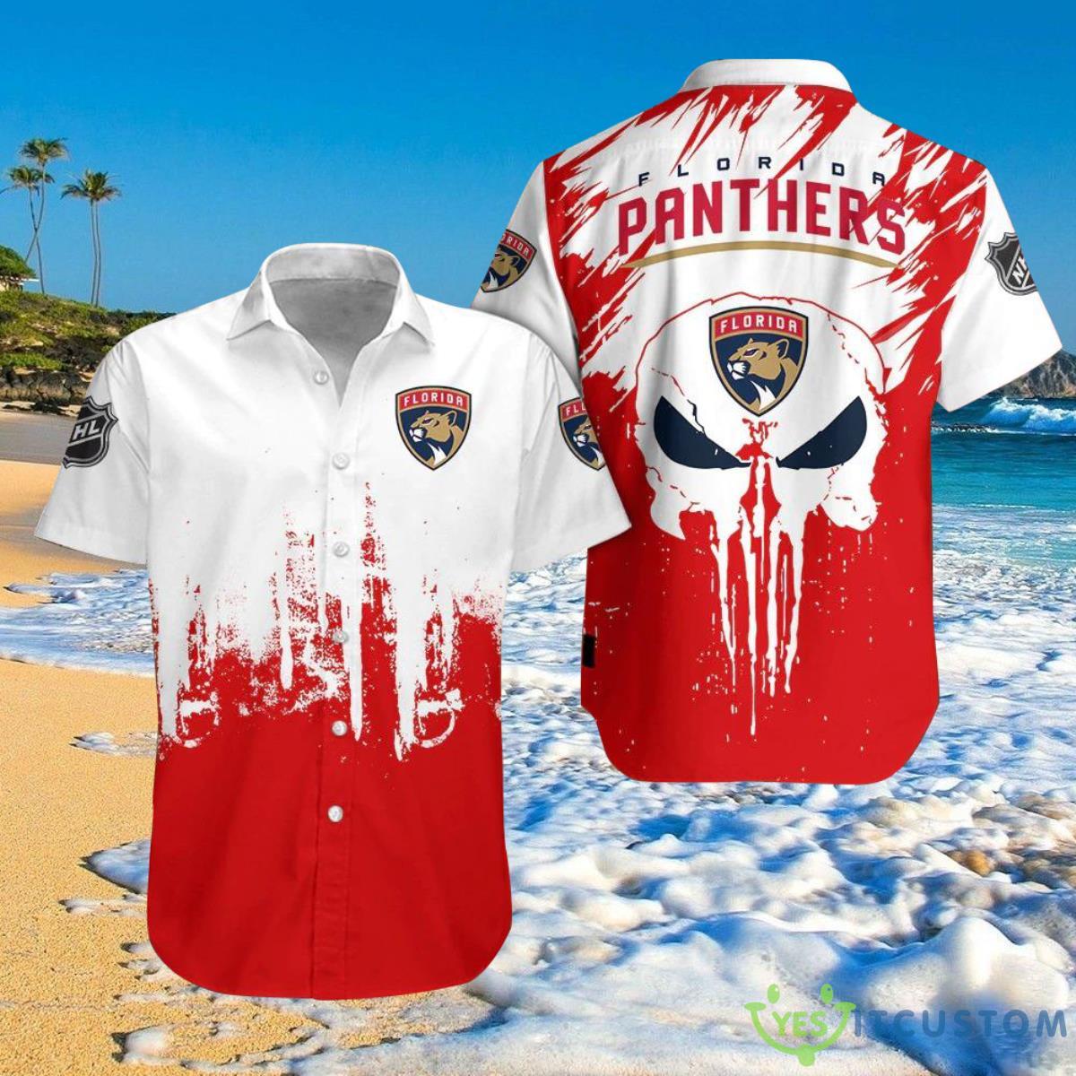 Florida Panthers Shirts Skull For Men And Women Short Sleeve 2 Florida Panthers Shirts Skull For Men And Women Short Sleeve Product Photo 1