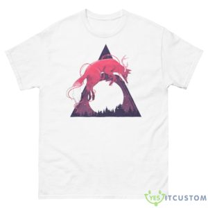 Fox’ Over The Moon Shirt - 500 Men’s Classic Tee Gildan