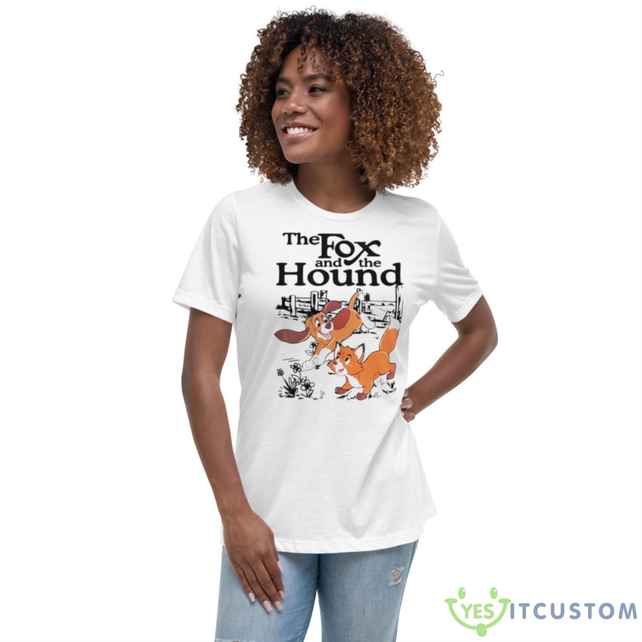 Friends The Fox And The Hound Shirt 5 Friends The Fox And The Hound Shirt - Women's Relaxed Short Sleeve Jersey Tee