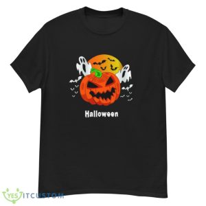 Funny Pumpkin Head Costume Halloween T-Shirt Product Photo 1