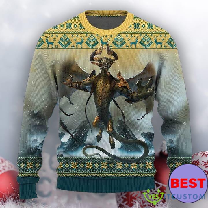 Game MTG Nicol Bolas The Arisen Ugly Woolen Sweater 3 Game MTG Nicol Bolas The Arisen Ugly Woolen Sweater - Game MTG Nicol Bolas The Arisen Ugly Woolen Sweater_1