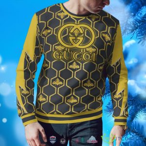 Gucci Hexagon 3D Ugly Sweater For Men And Women - Gucci Hexagon 3D Ugly Sweater_2