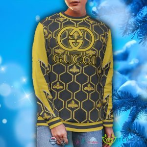 Gucci Hexagon 3D Ugly Sweater For Men And Women - Gucci Hexagon 3D Ugly Sweater_3