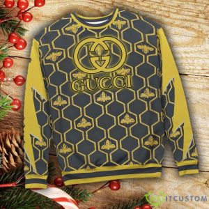 Gucci Hexagon 3D Ugly Sweater For Men And Women - Gucci Hexagon 3D Ugly Sweater_4