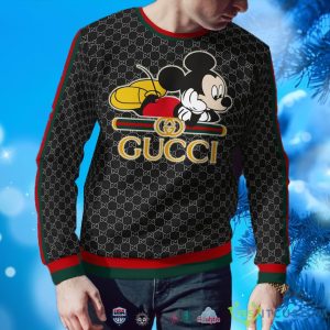 Gucci Mickey Mouse 3D Ugly Sweater For Men And Women - Gucci Mickey Mouse 3D Ugly Sweater_2