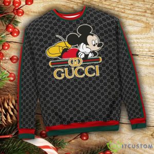 Gucci Mickey Mouse 3D Ugly Sweater For Men And Women - Gucci Mickey Mouse 3D Ugly Sweater_4