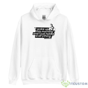 I Just Hated Everything Lara Croft Tomb Raider Shirt - Unisex Heavy Blend Hooded Sweatshirt