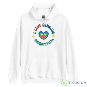 I Love Someone Neurotypical Shirt 7 I Love Someone Neurotypical Shirt - Unisex Heavy Blend Hooded Sweatshirt