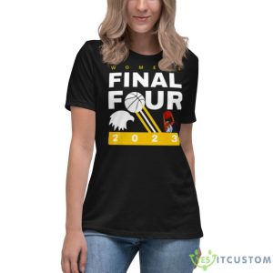 Iowa Final Four 2023 Design Shirt - Women's Relaxed Short Sleeve Jersey Tee