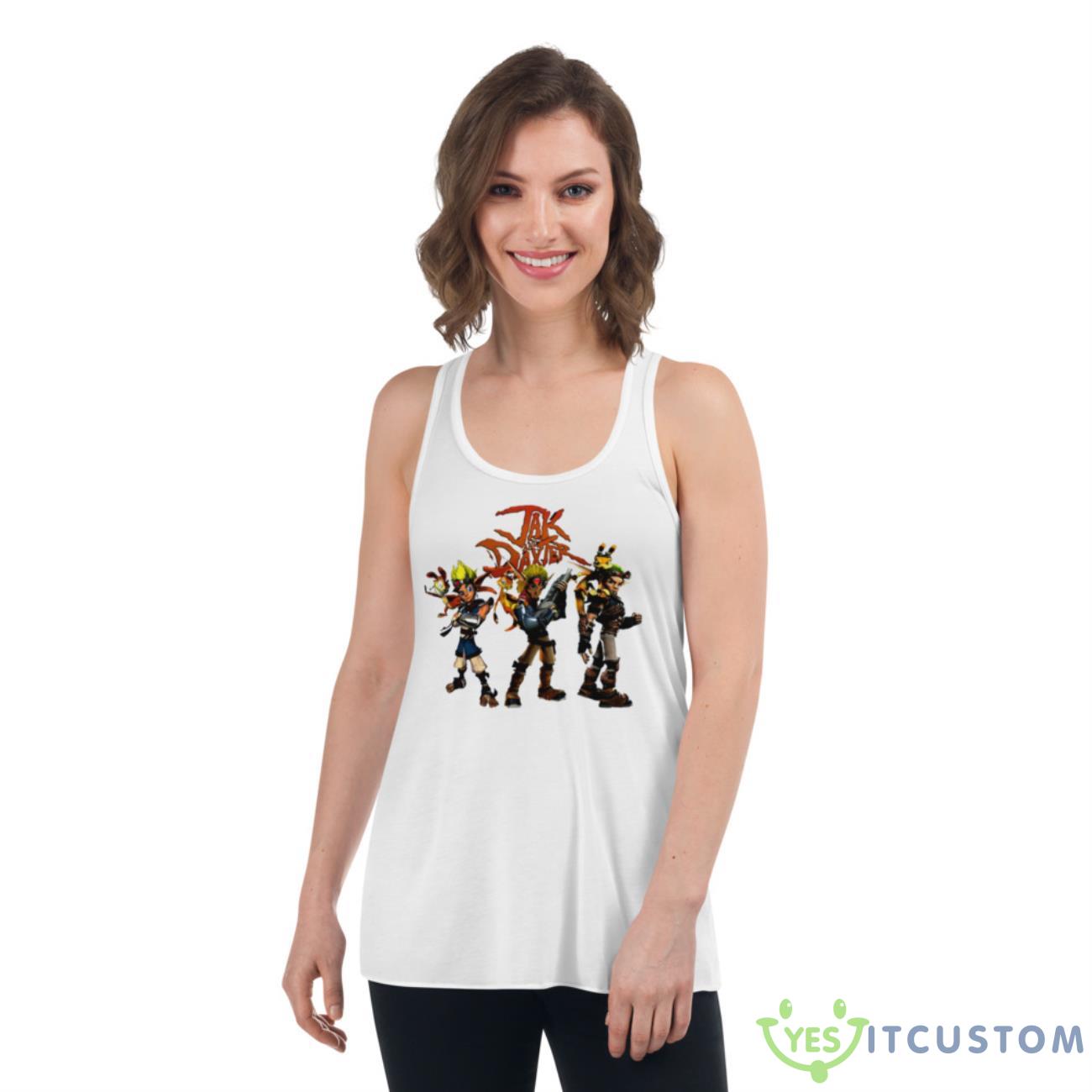 Jak And Daxter Dark Precursor Shirt 4 Jak And Daxter Dark Precursor Shirt - Women's Flowy Racerback Tank