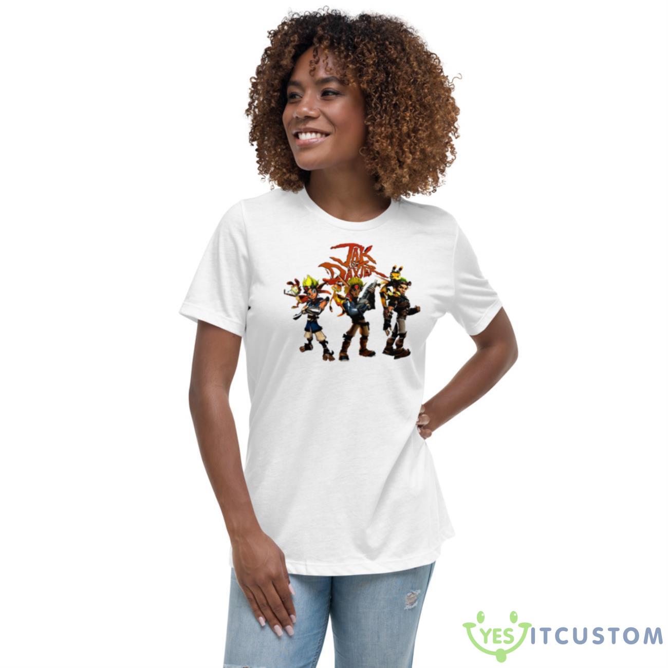 Jak And Daxter Dark Precursor Shirt 5 Jak And Daxter Dark Precursor Shirt - Women's Relaxed Short Sleeve Jersey Tee