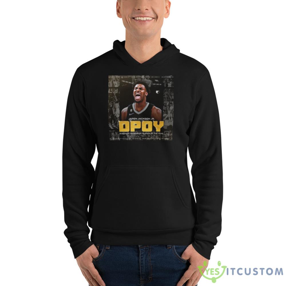 Jaren Jackson Jr Dpoy 2023 Nba Defensive Player Of The Year Poster T Design T Shirts 2 Jaren Jackson Jr Dpoy 2023 Nba Defensive Player Of The Year Poster T Design T Shirts - 3719 Unisex Fleece Pullover Hoodie