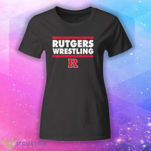 Jerry Wearing Rutgers Wrestling Graphics Black T Shirts - Jerry Wearing Rutgers Wrestling T-shirt_3