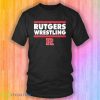 Jerry Wearing Rutgers Wrestling Graphics Black T Shirts - Jerry Wearing Rutgers Wrestling T-shirt_1