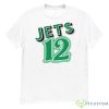 Jets New York Aaron Rodger 12 Retro T-Shirt - G500 Men’s Classic T-Shirt-2