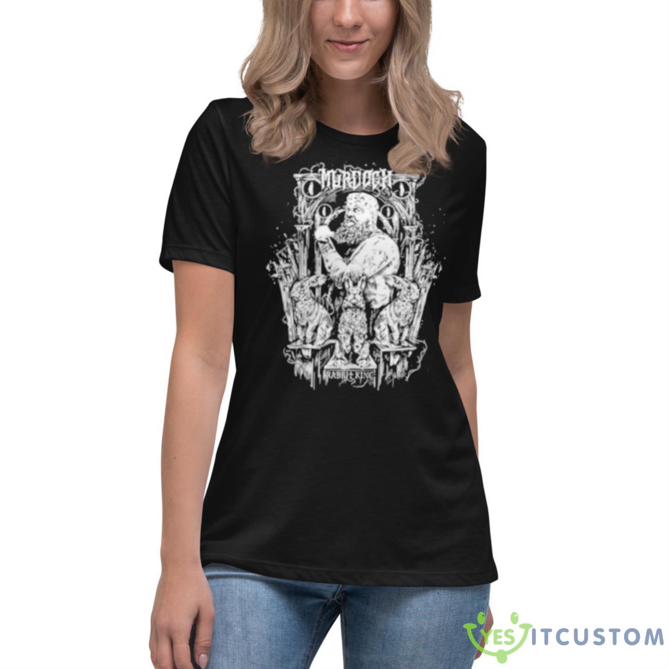 John Wayne Murdoch Shirt 6 John Wayne Murdoch Shirt - Women's Relaxed Short Sleeve Jersey Tee