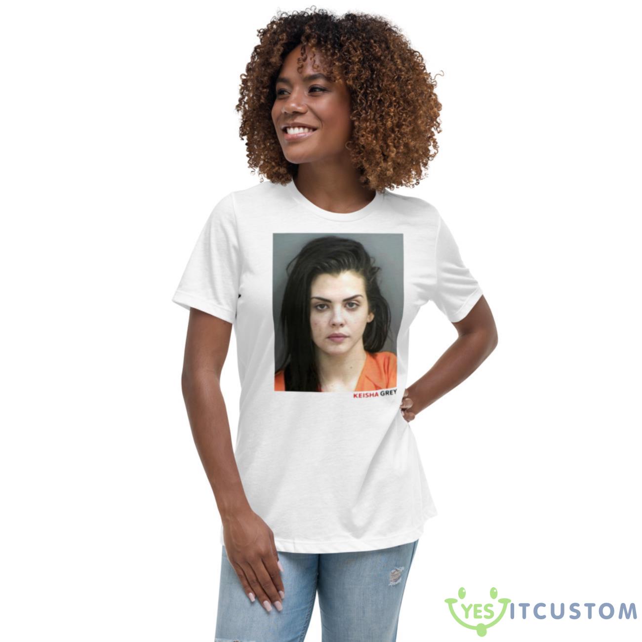 Keisha Grey Shirt 5 Keisha Grey Shirt - Women's Relaxed Short Sleeve Jersey Tee