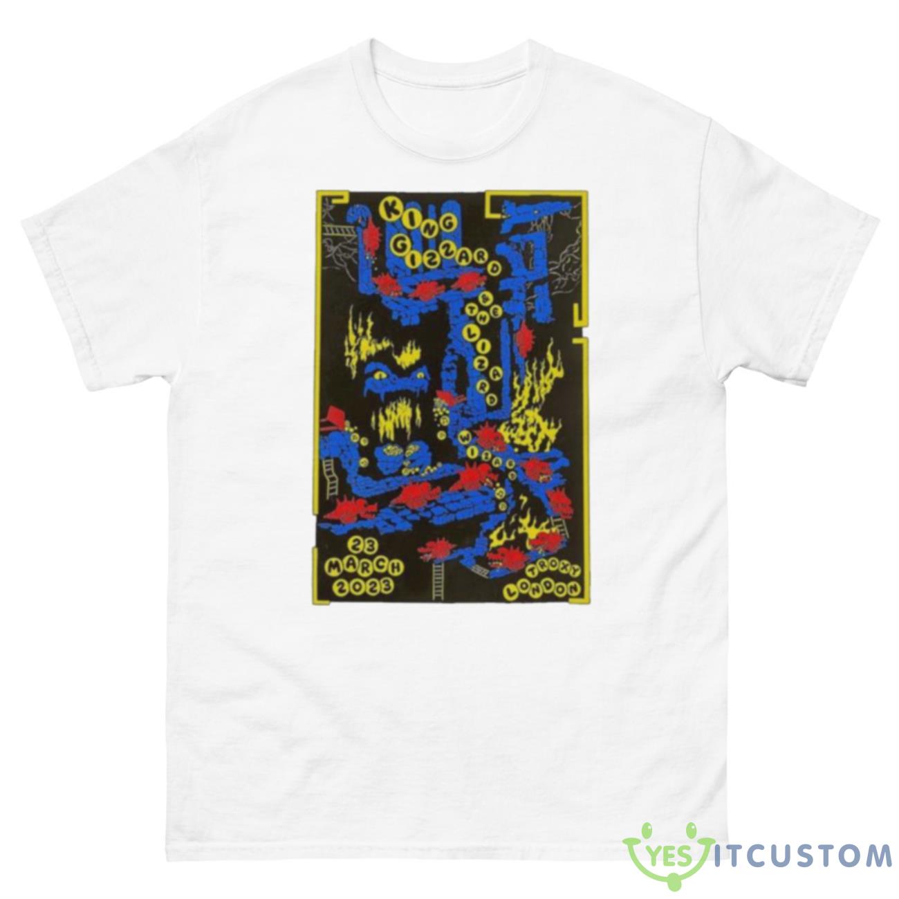 King Gizzard March 23 2023 London Poster Shirt 10 King Gizzard March 23 2023 London Poster Shirt - 500 Men’s Classic Tee Gildan