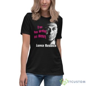 Lance Reddick Artist At Heart Shirt - Women's Relaxed Short Sleeve Jersey Tee