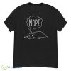 Lazy Cat Nope T-Shirt Product Photo 1