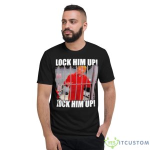 Lock Him Up Trump Orange Jumpsuit 2023 Shirt - Short Sleeve T-Shirt