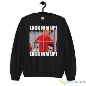 Lock Him Up Trump Orange Jumpsuit 2023 Shirt - Unisex Crewneck Sweatshirt