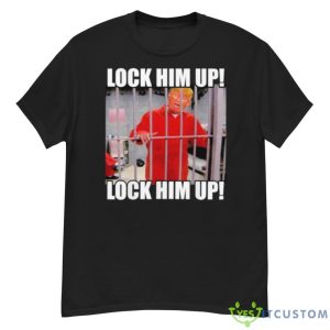Lock Him Up Trump Orange Jumpsuit 2023 Shirt - G500 Men’s Classic T-Shirt