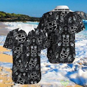 Los Angeles Kings Hawaiian Shirt Leaf For Men And Women Product Photo 1