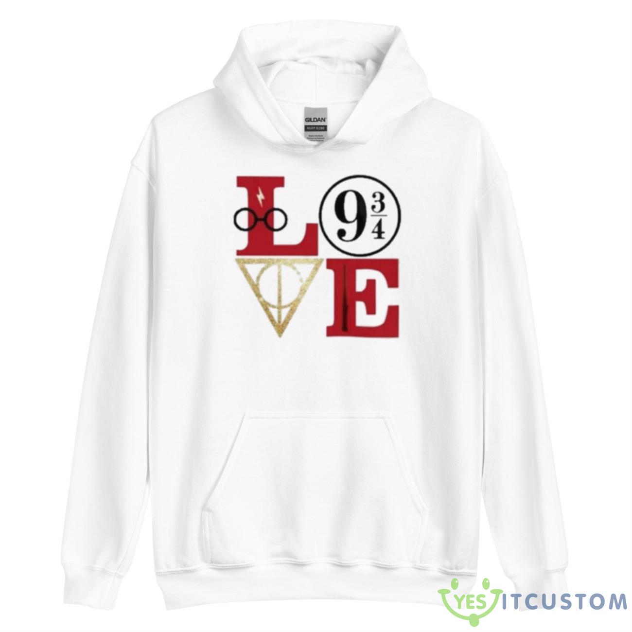 Love Harry Potter 9 3.4 Shirt 3 Love Harry Potter 9 3.4 Shirt - Unisex Heavy Blend Hooded Sweatshirt