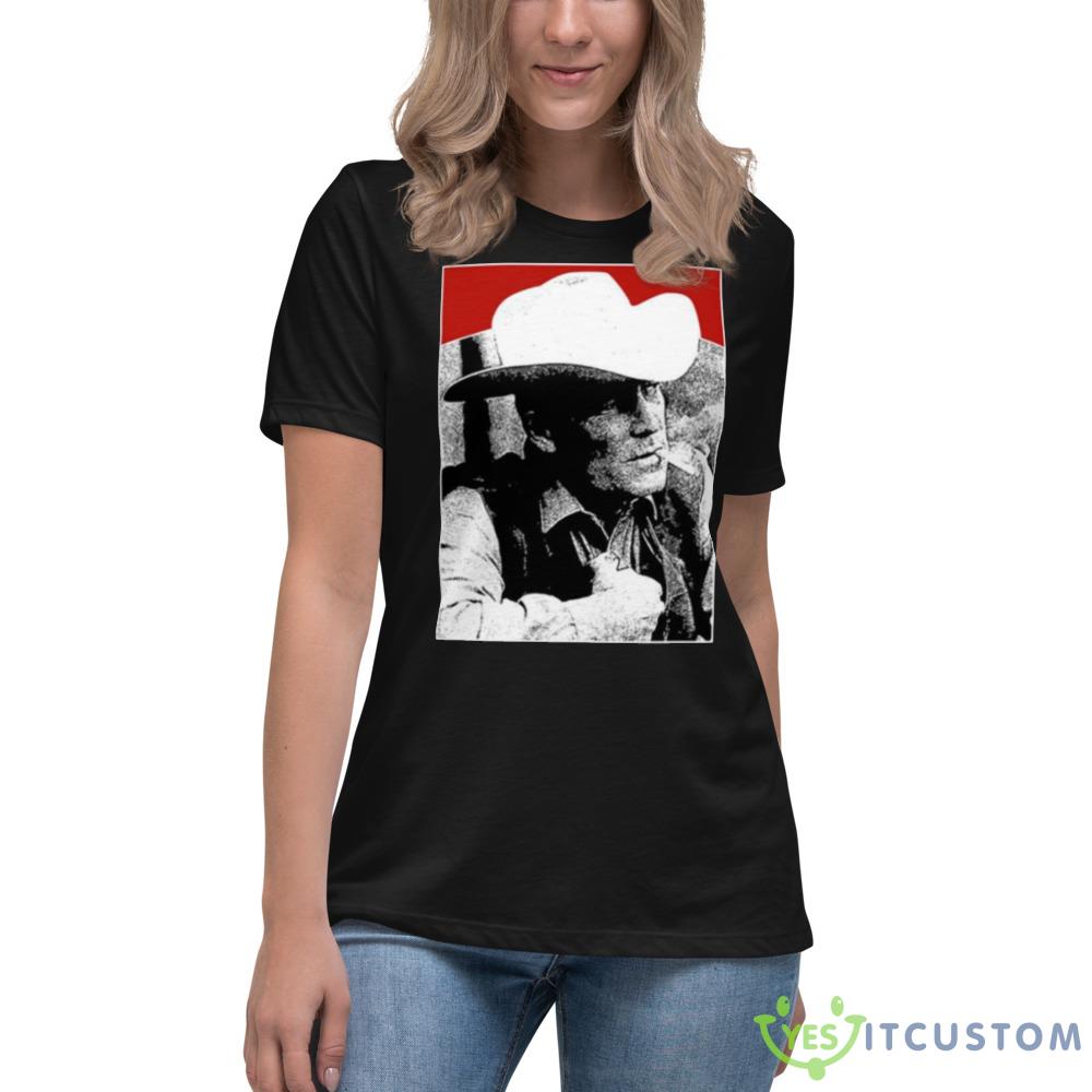 Marlboro Vintage Cigarette Design Black T Shirt 3 Marlboro Vintage Cigarette Design Black T Shirt - 6400 Women's Relaxed Short Sleeve Jersey Tee