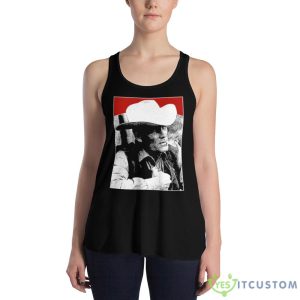 Marlboro Vintage Cigarette Design Black T Shirt 9 Marlboro Vintage Cigarette Design Black T Shirt - 8800 Women's Flowy Racerback Tank