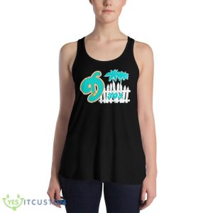Miami Dolphins 305 fense Design Funny T Shirt - 8800 Women's Flowy Racerback Tank