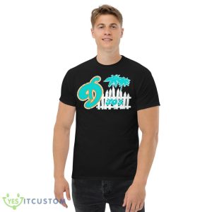 Miami Dolphins 305 fense Design Funny T Shirt - Men’s Classic Tee Gildan 5000