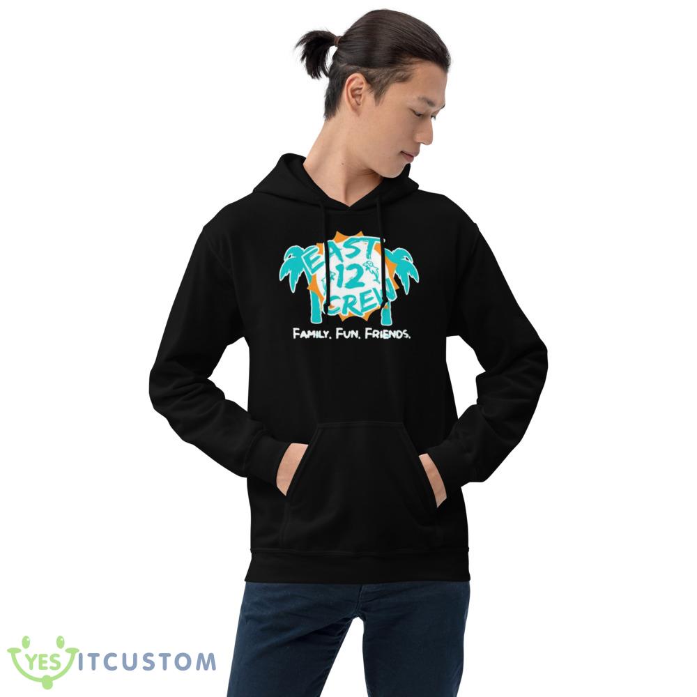 Miami Dolphins east 12 crew family fun friends Design Funny T Shirt 2 Miami Dolphins east 12 crew family fun friends Design Funny T Shirt - 18500 Unisex Heavy Blend Hooded Sweatshirt