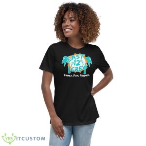 Miami Dolphins east 12 crew family fun friends Design Funny T Shirt 10 Miami Dolphins east 12 crew family fun friends Design Funny T Shirt - 6400 Women's Relaxed Short Sleeve Jersey Tee