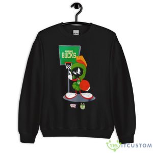 Milwaukee Bucks Looney Tunes Marvin The Martian Shirt - Unisex Crewneck Sweatshirt