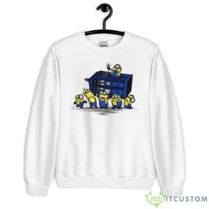Minions Steal Doctor Who’s Tardis Shirt - Unisex Heavy Blend Crewneck Sweatshirt
