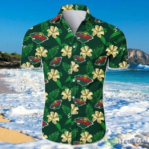 Minnesota Wild Hawaiian Shirt Floral For Men And Women Product Photo 1