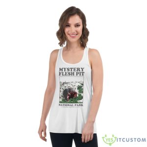 Mystery Flesh Pit National Park A Disaster Reclamation Venture Shirt - Women's Flowy Racerback Tank
