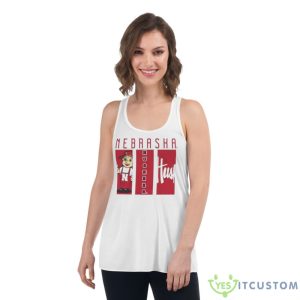Nebraska Huskers Youth 2023 Shirt - Women's Flowy Racerback Tank
