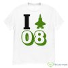 New York Jets Aaron Rodgers New Number 8 I love Shirt - G500 Men’s Classic T-Shirt-2