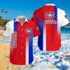 NHL Montreal Canadiens Shirts Striped Short Sleeve Product Photo 1