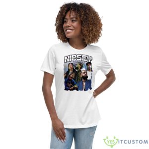 Nipsey Hussle Rap Graphic Shirt - Women's Relaxed Short Sleeve Jersey Tee