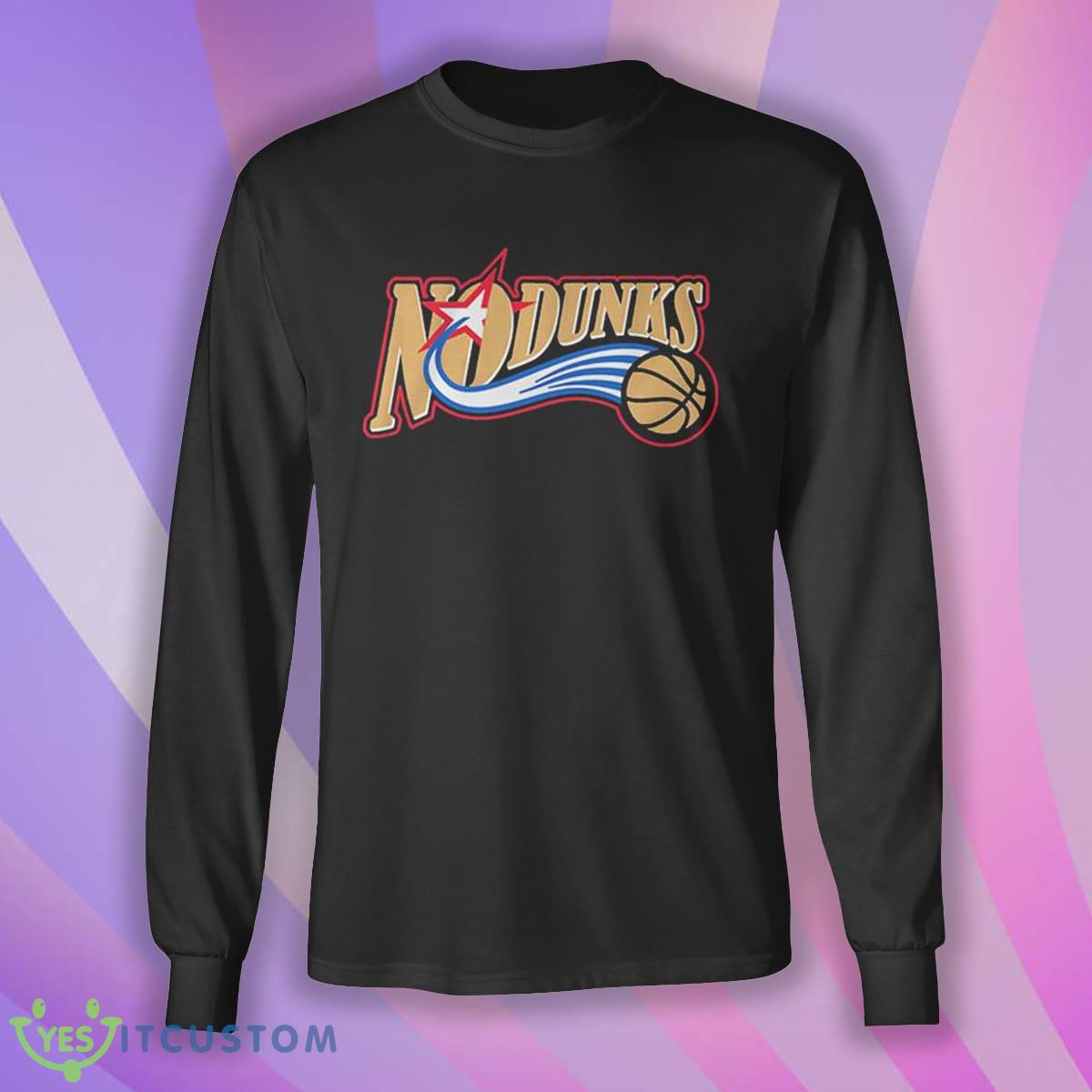 No Dunks Philadelphia 76ers Graphics Black T Shirts 3 No Dunks Philadelphia 76ers Graphics Black T Shirts - No Dunks Philadelphia 76ers T-shirt_4