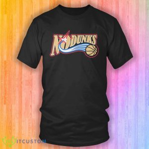 No Dunks Philadelphia 76ers Graphics Black T Shirts - No Dunks Philadelphia 76ers T-shirt_1