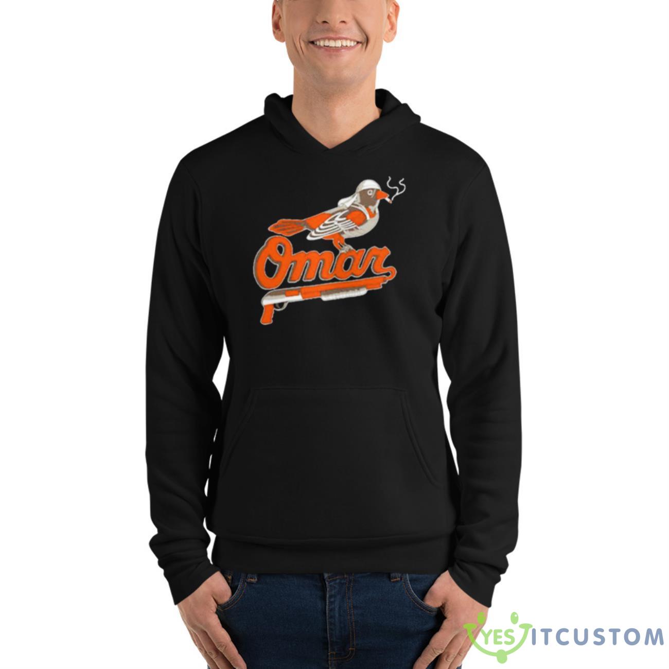 Omar The Wire Baltimore Oriole Shirt 13 Omar The Wire Baltimore Oriole Shirt - Unisex Fleece Pullover Hoodie