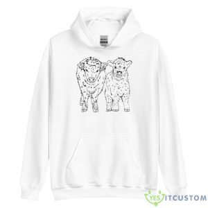 Poppy And Petunia Sketch Shirt - Unisex Heavy Blend Hooded Sweatshirt